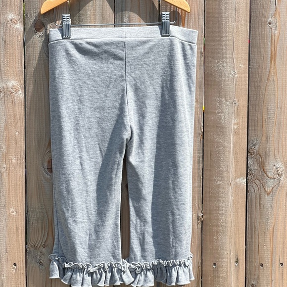 Lemon Loves Lime Gray Ruffles Dress And Bottoms Set - Picture 5 of 11